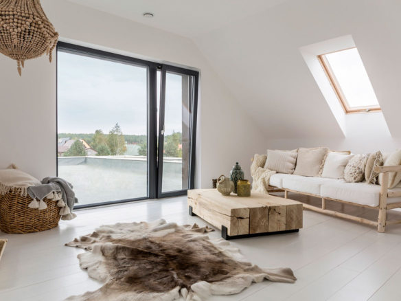 Relaxing apartment bay view